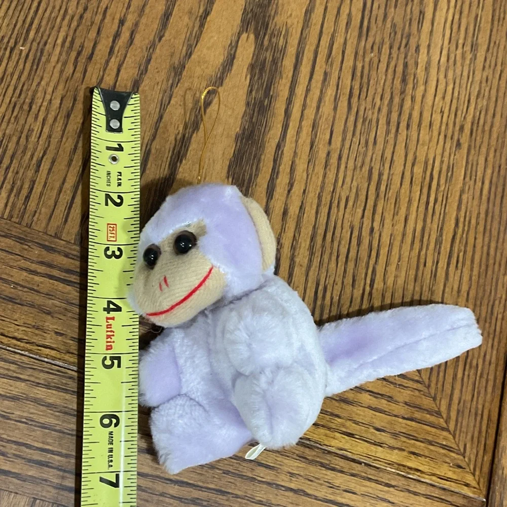 Ty Monkey Beanie Babies: Zodiac Monkey & Jungle + Lavender Rhode Island Ornament